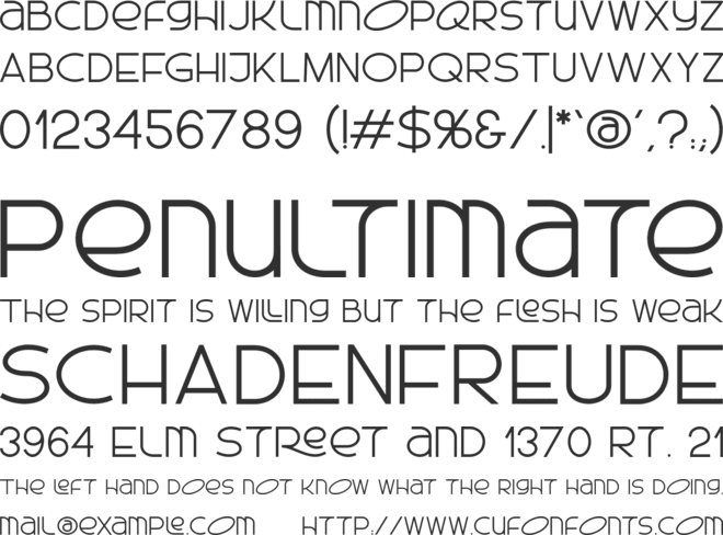 Cheorcy font preview