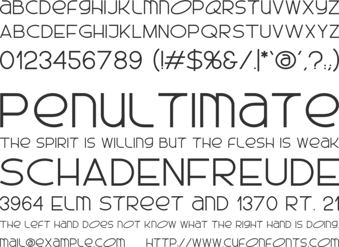 Cheorcy font preview