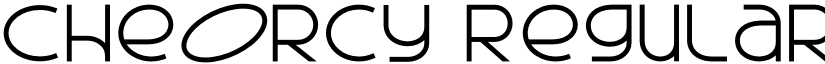 Cheorcy Regular font