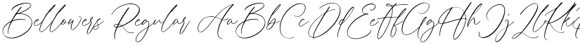 Bellowers Regular font