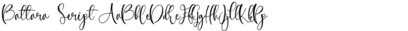 Battara Script font