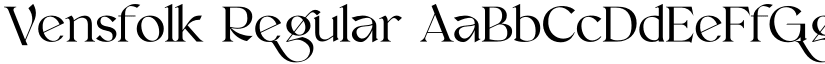 Vensfolk Regular font
