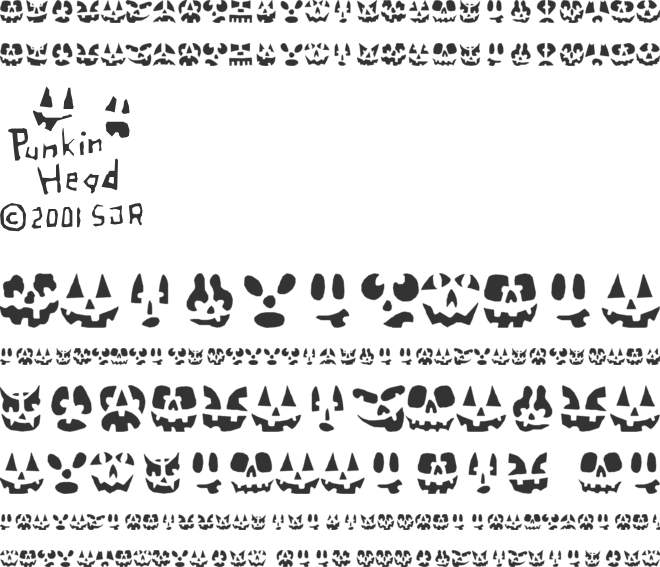 Punkinhead font preview
