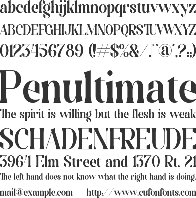 Jungle Mask font preview