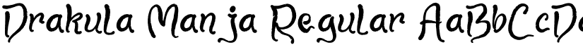 Drakula Manja Regular font