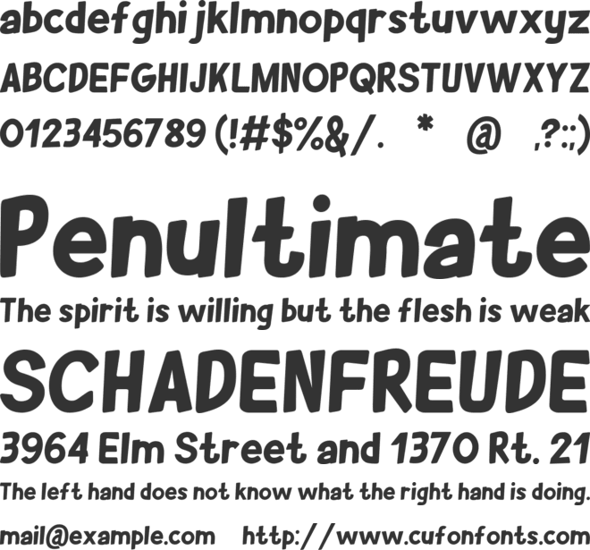 Brootahh font preview