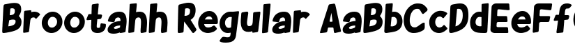 Brootahh Regular font