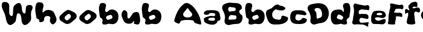 Whoobub font download