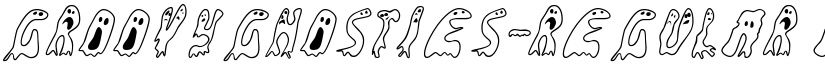 GroovyGhosties-Regular font