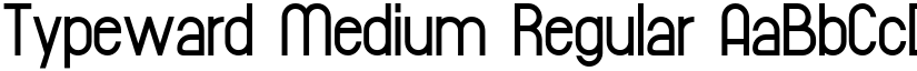 Typeward Medium Regular font