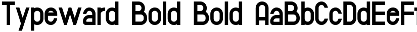 Typeward Bold Bold font
