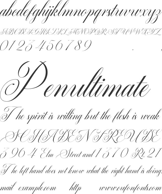 Quadrian font preview