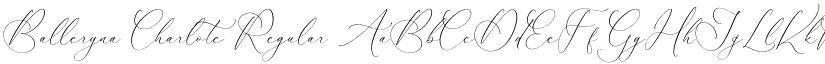 Balleryna Charlote Regular font