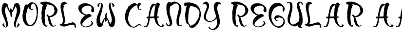 Morlew Candy Regular font