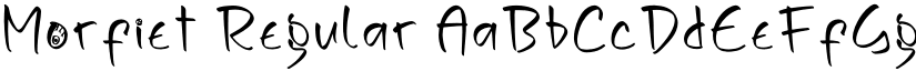 Morfiet font download