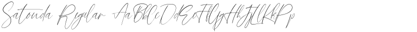 Satonda Regular font