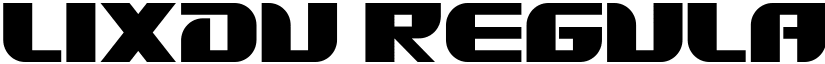 Lixdu Regular font