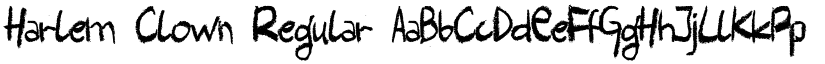 Harlem Clown Regular font