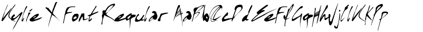 Kylie X Font Regular font