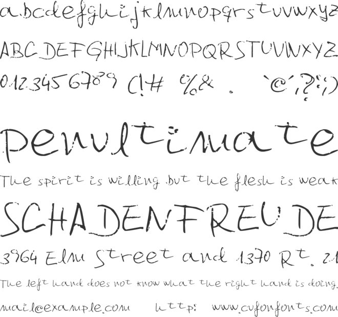 jcgr61 font preview