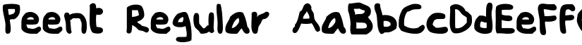 Peent font download