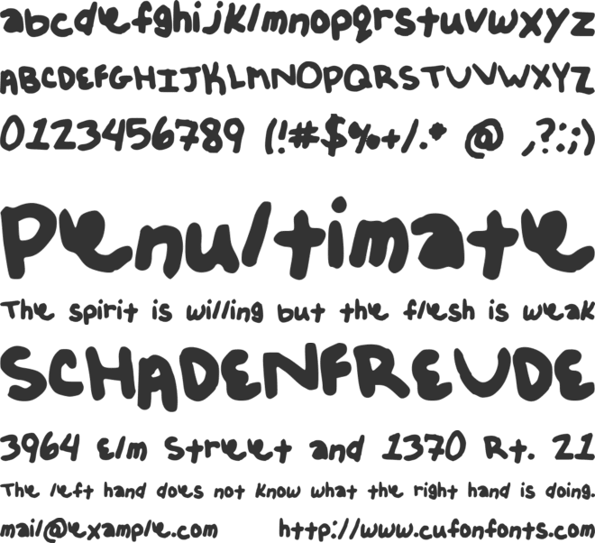 Kelissa font preview