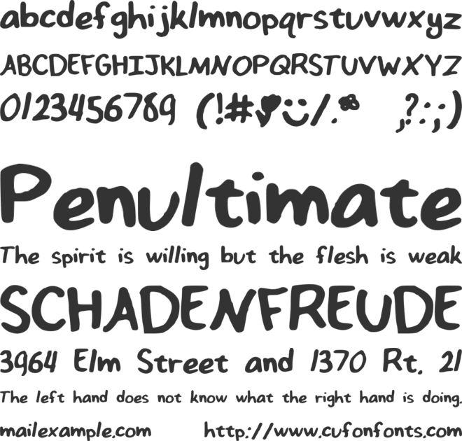 NizzysFonty font preview