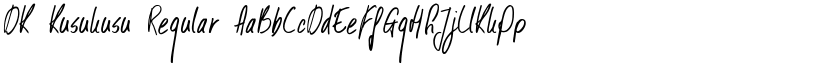 DK Kusukusu Regular font