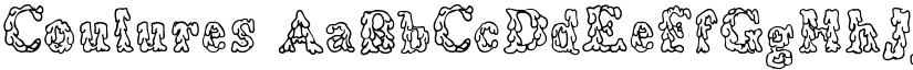 Coulures font