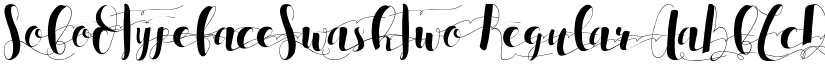 SobodTypefaceSwashTwo Regular font