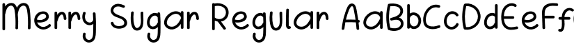 Merry Sugar Regular font