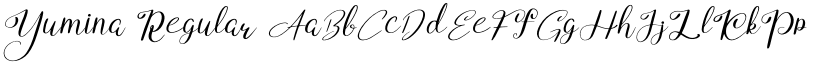 Yumina Regular font
