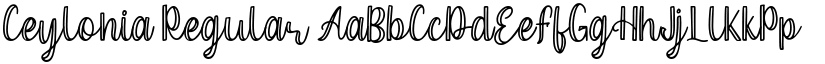 Ceylonia Regular font