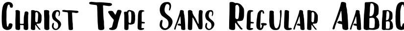 Christ Type Sans Regular font