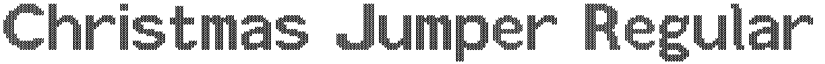 Christmas Jumper Regular font