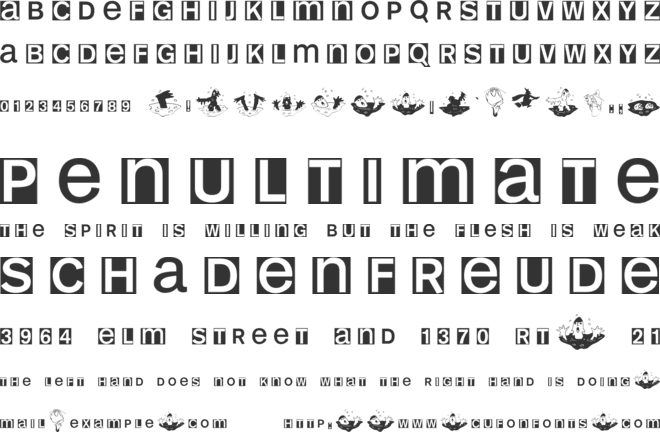 HelloweeniA font preview