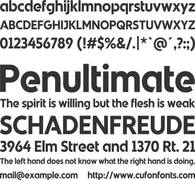 ICA Rubrik Bold font preview