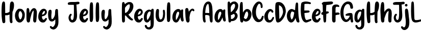 Honey Jelly Regular font