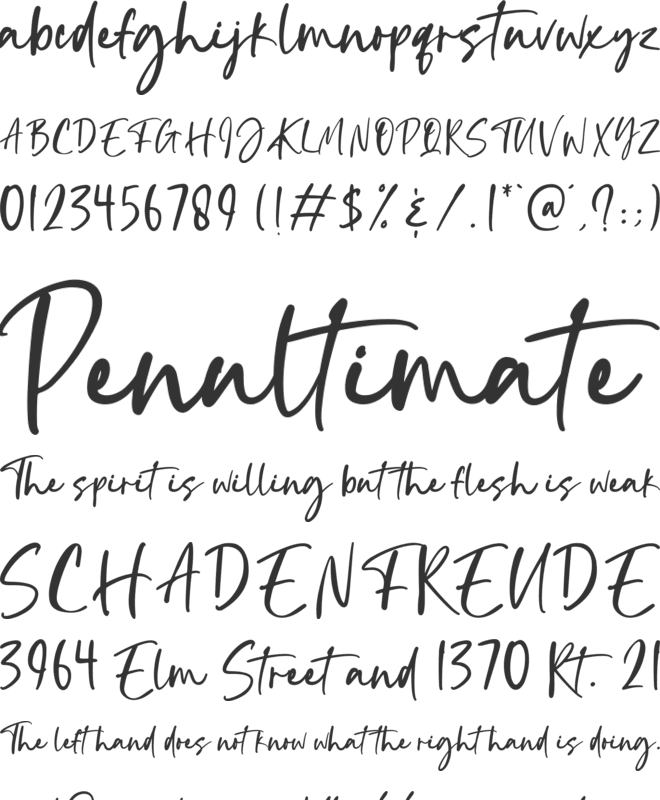 Icelander font preview