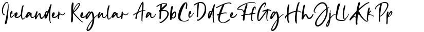 Icelander Regular font