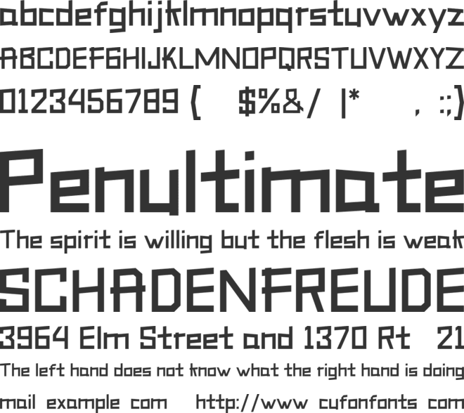 LuckyRookie font preview