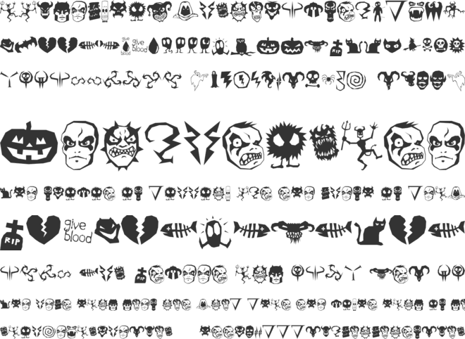 Ill October 98 font preview