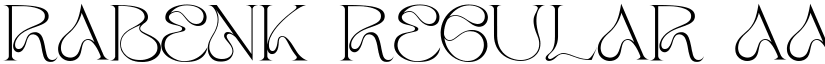 Rabenk Regular font