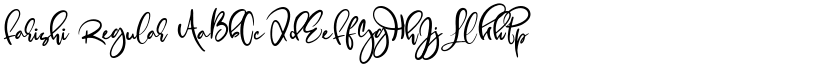 Farishi Regular font