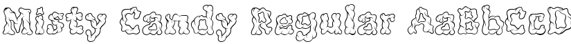 Misty Candy Regular font