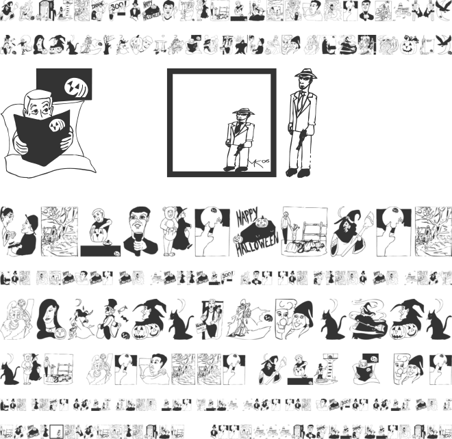 Pumpkins 2006 font preview