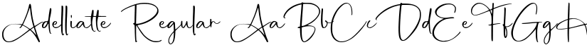 Adelliatte Regular font