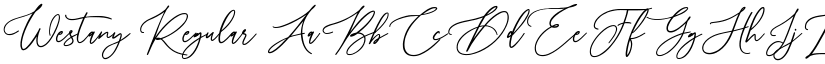Westany font download