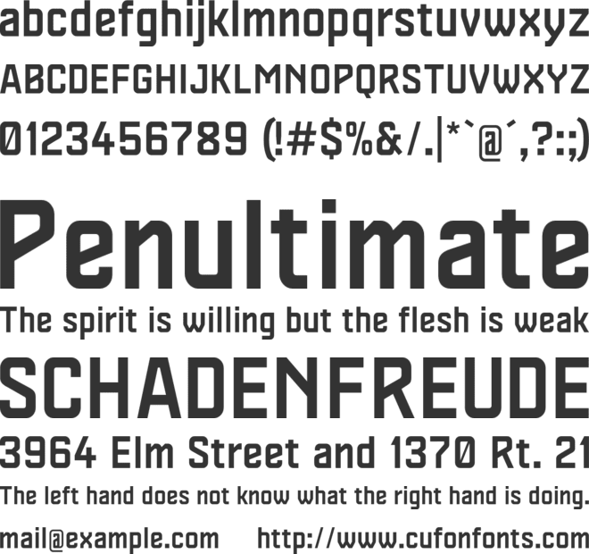 Aero_03 font preview