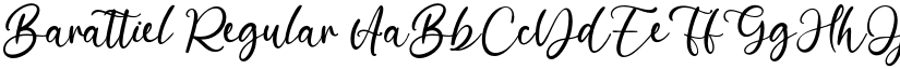 Barattiel font download